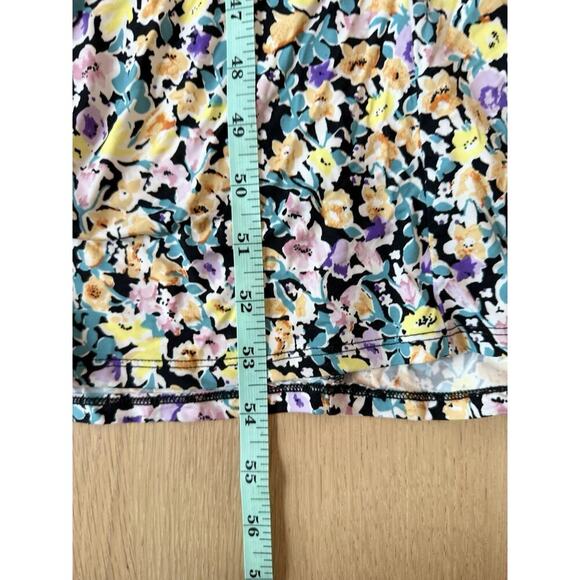 AFRM London Floral Print Long Sleeve Dress In Multi Color 3XL NWT Peep Hole 1982 - Picture 10 of 12